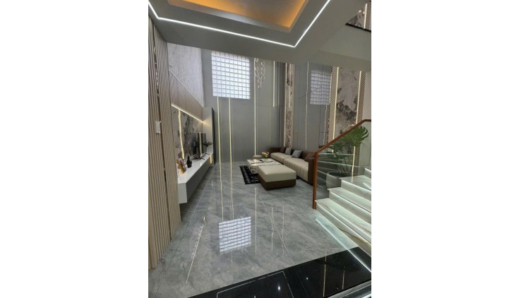 Siêu phẩm nhà đẹp giáp Gò Vấp - Thạnh Lộc Quận 12 Gara xe hoi 52m Hơn 6ty